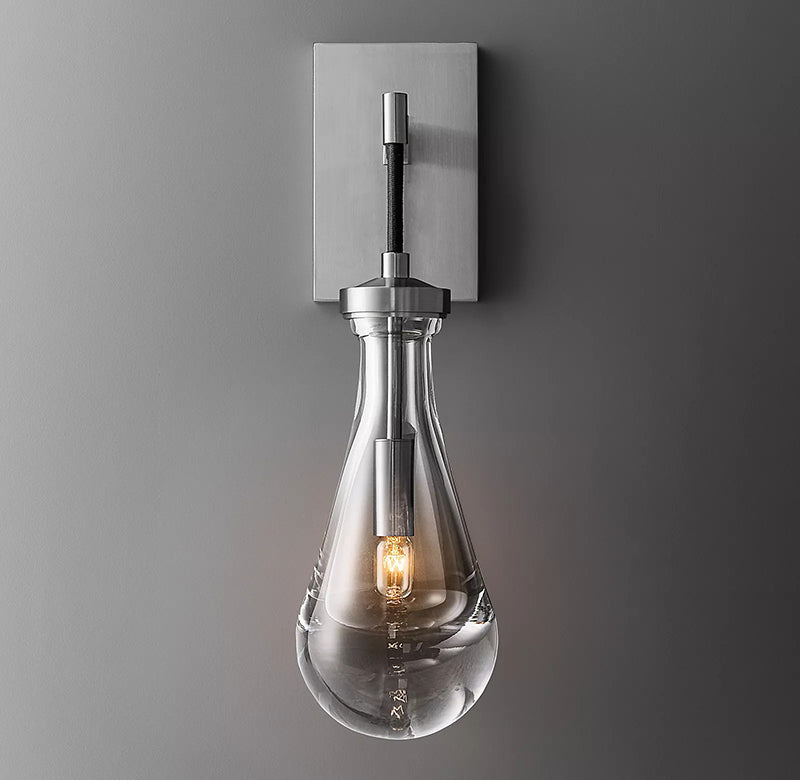 Rain Glass Wall Sconce Cord