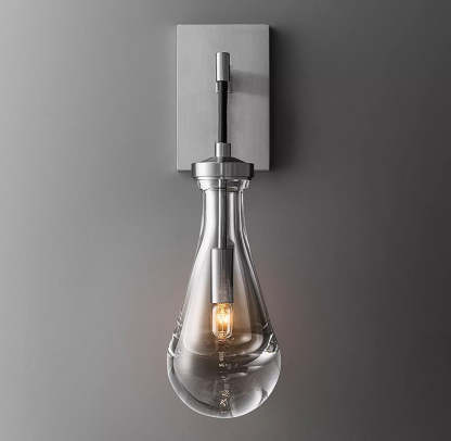 Rain Glass Wall Sconce Cord