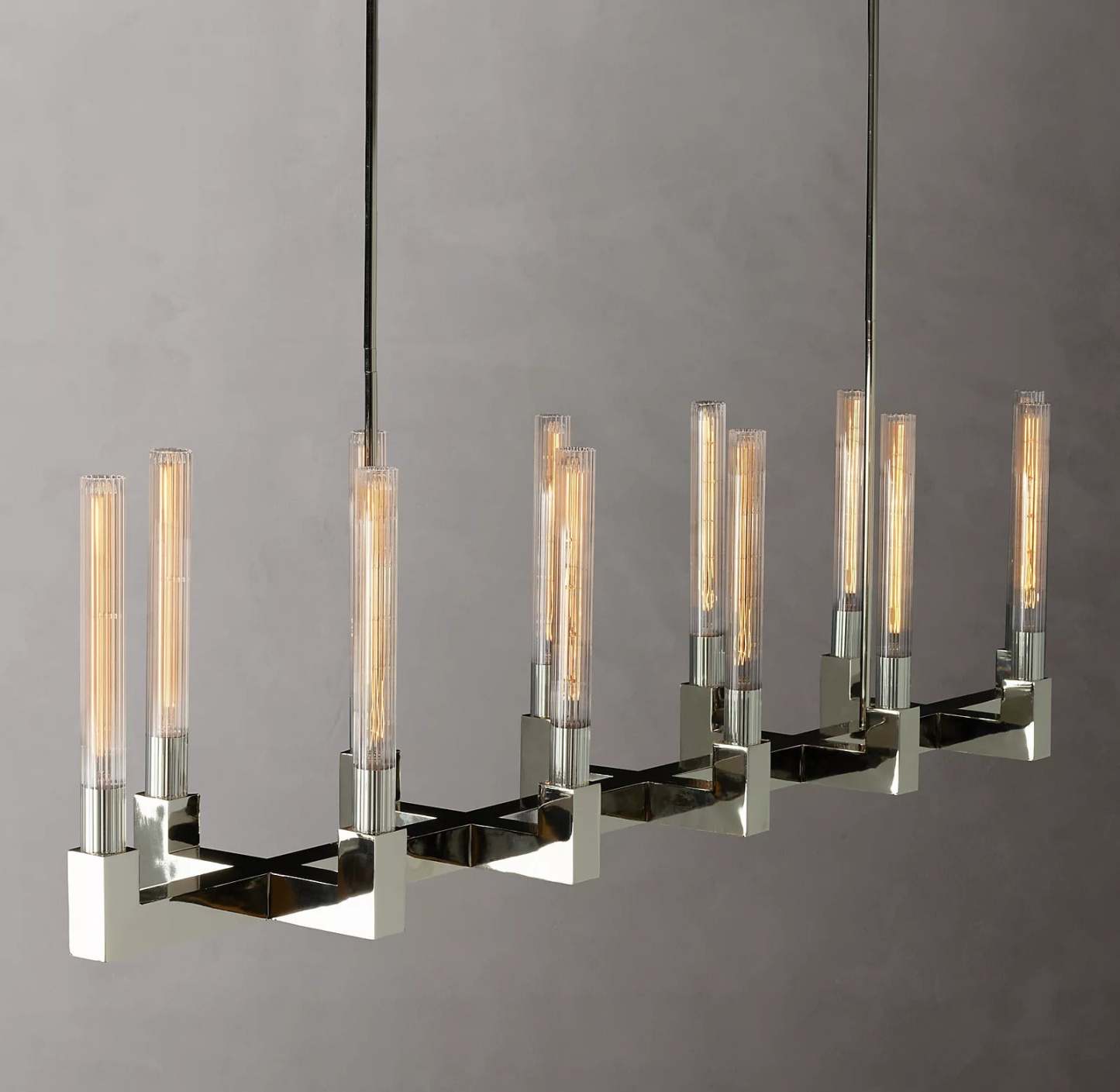 Candlestack Linear Chandelier 67"Linear