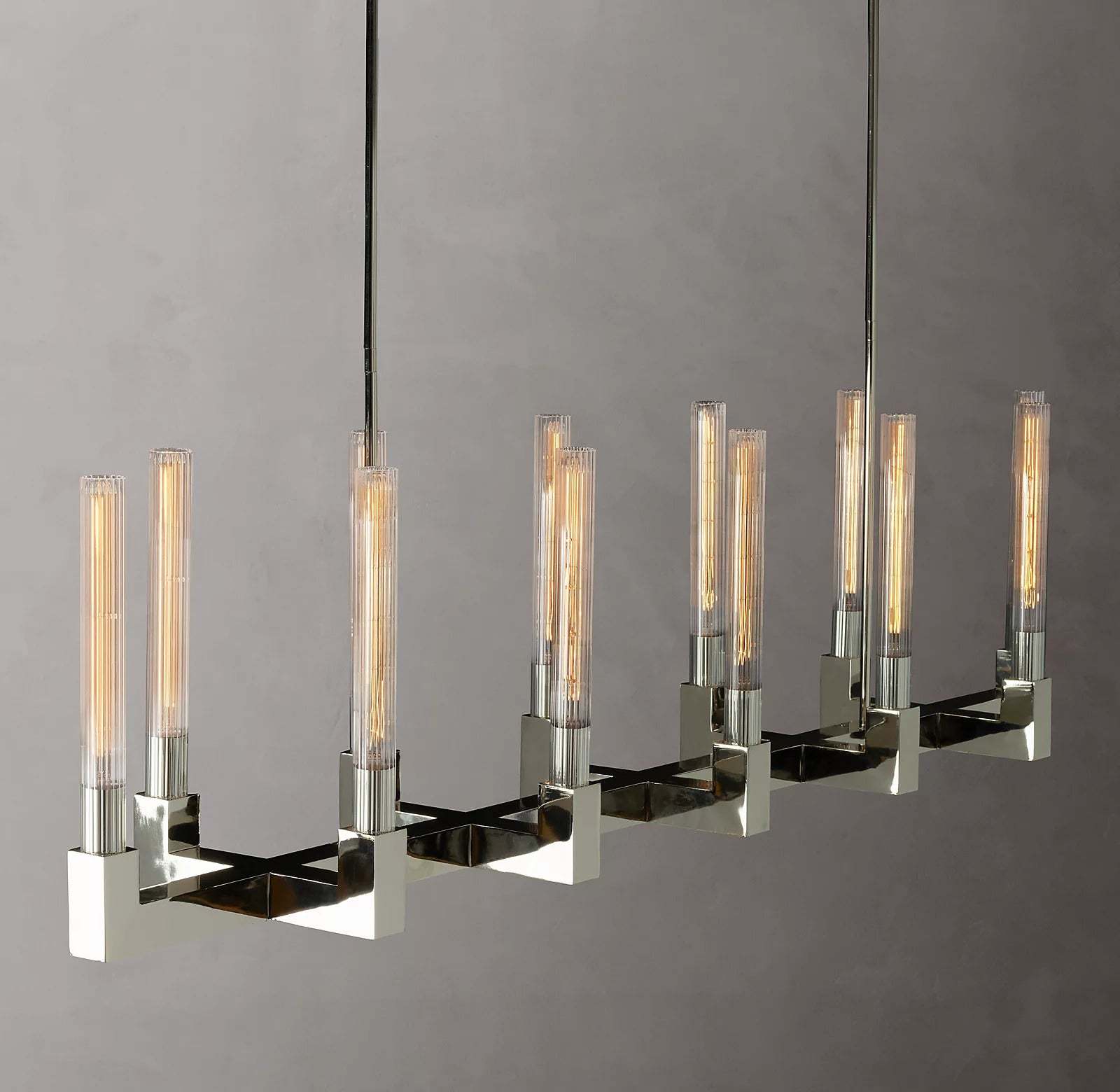 Candlestack Linear Chandelier 67"Linear