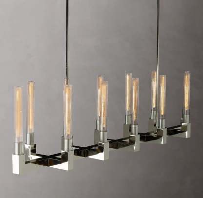 Candlestack Linear Chandelier 67"Linear