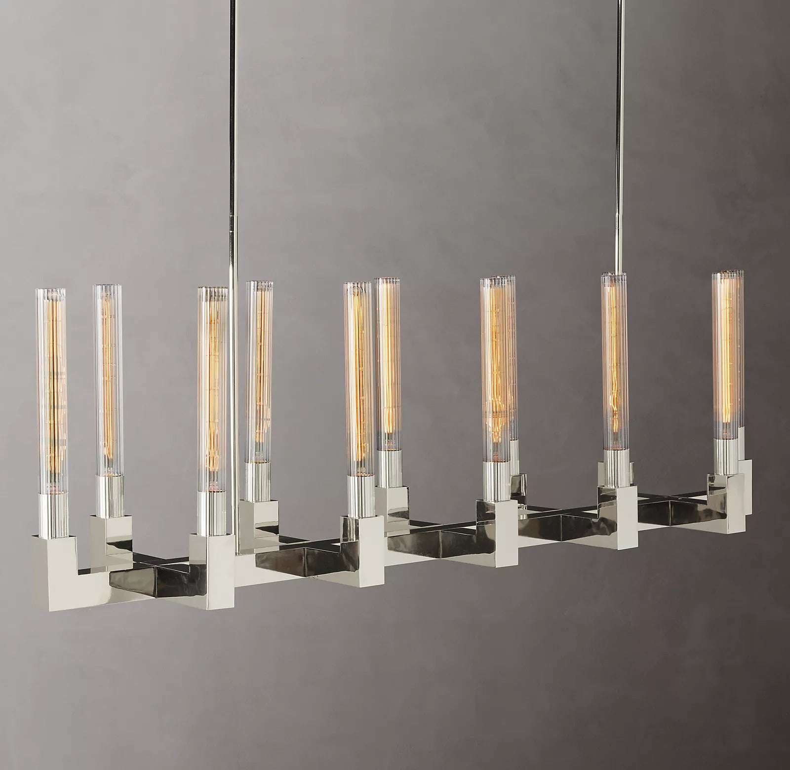 Candlestack Linear Chandelier 55"