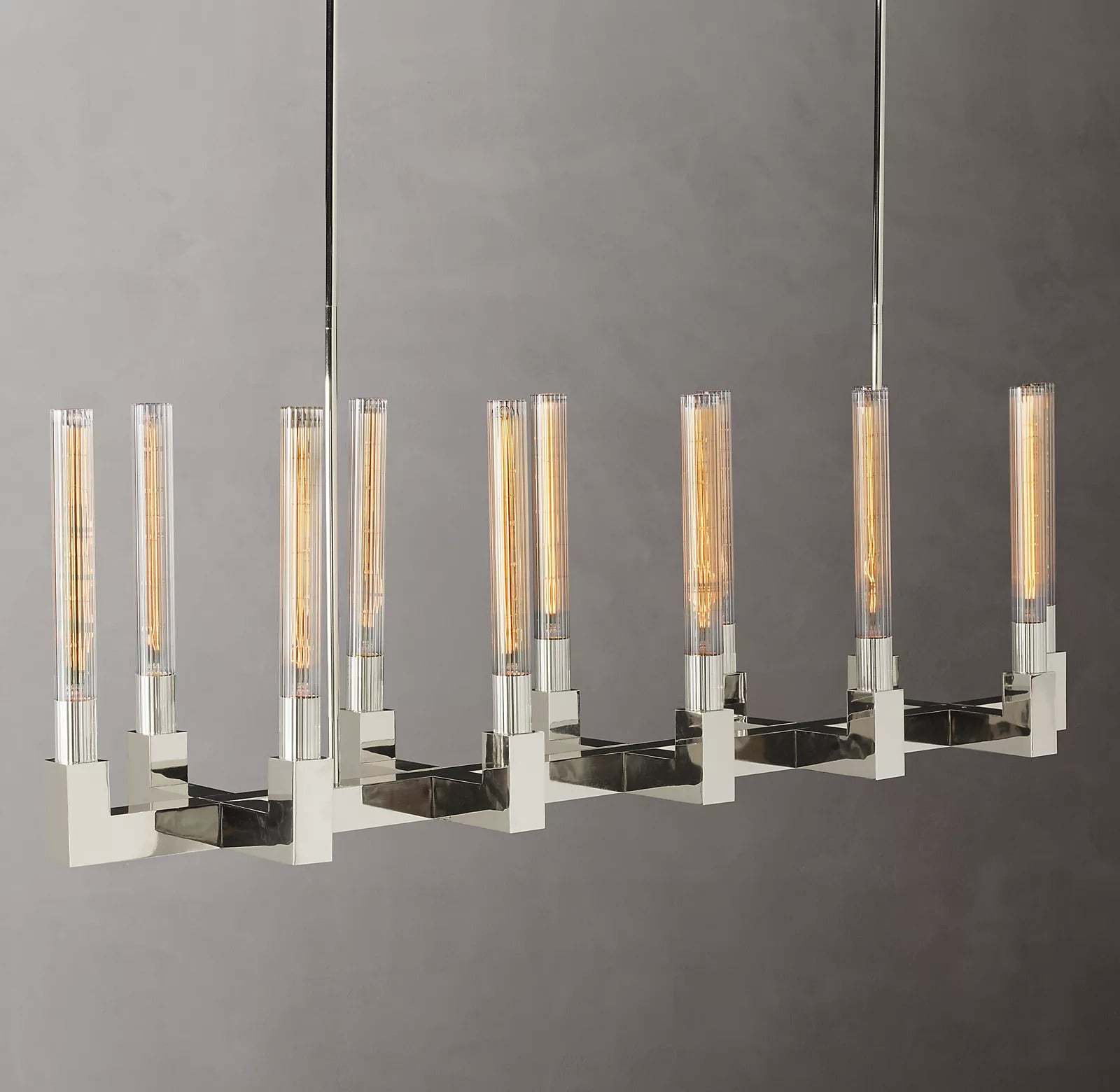 Candlestack Linear Chandelier 55"