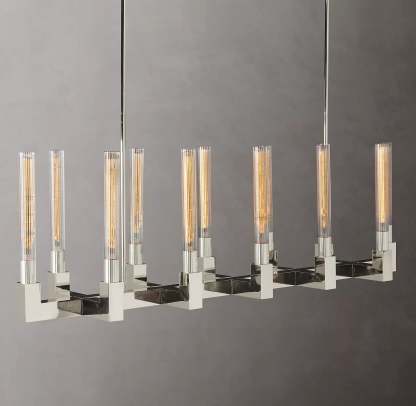 Candlestack Linear Chandelier 55"