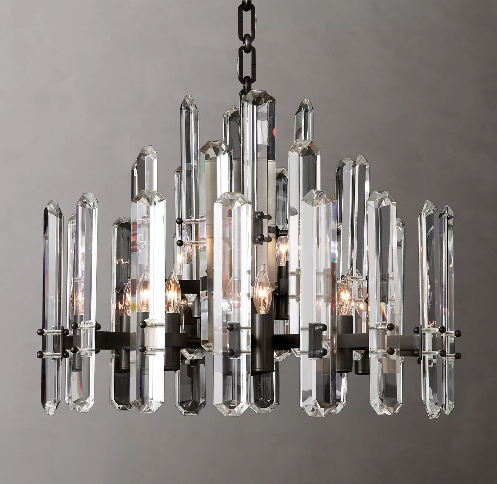 Bonningtong Crystal Round Chandelier 24"