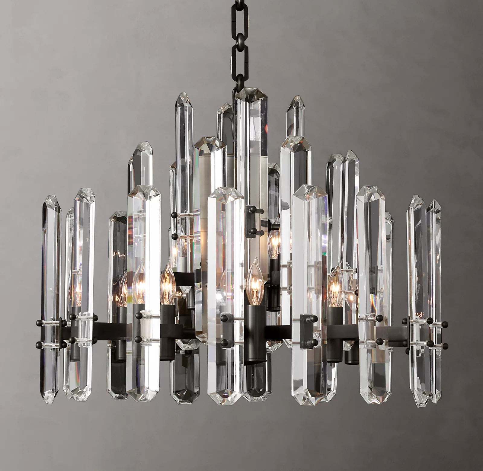 Bonningtong Crystal Round Chandelier 24"