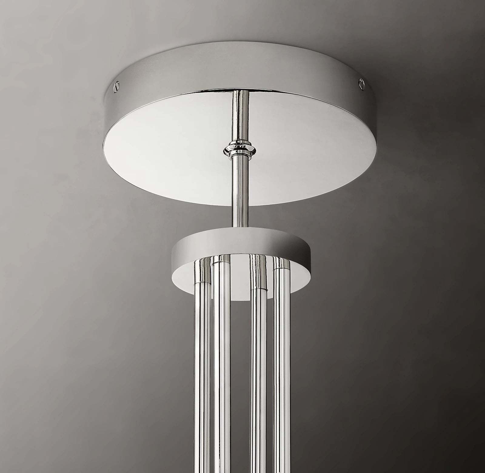 Candlestack Round Chandelier 36"