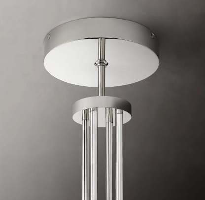 Candlestack Round Chandelier 36"