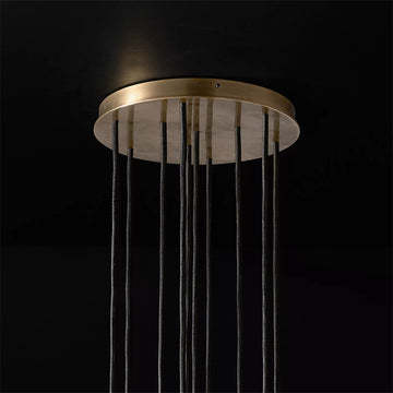 Bille Crystal Ball Cluster Chandelier 14"