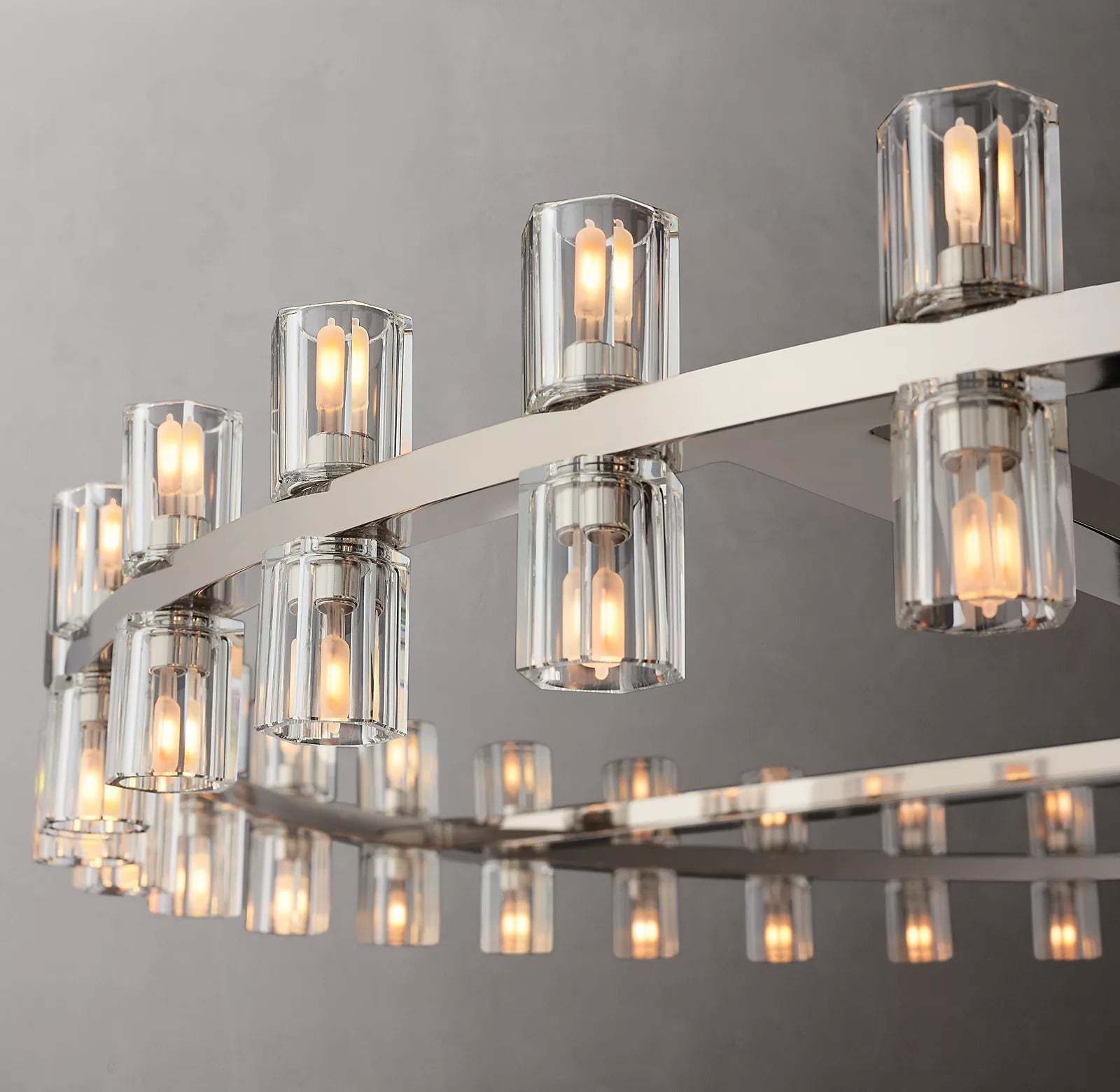 Arcahonk Crystal Round Chandelier 60"