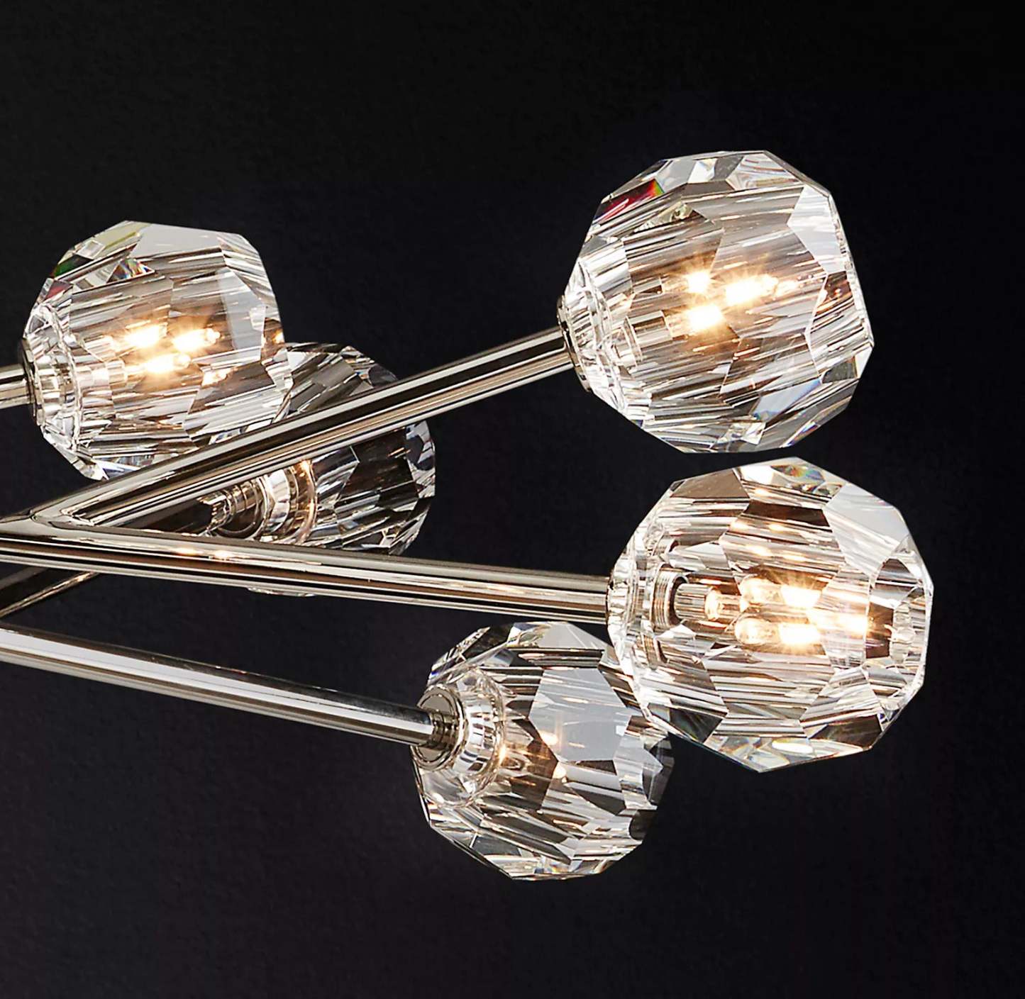 Bille Crystal Ball Round Chandelier 60"