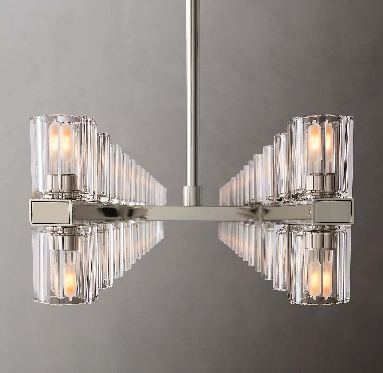 Arcahonk Crystal Rectangular Chandelier 54" 72"