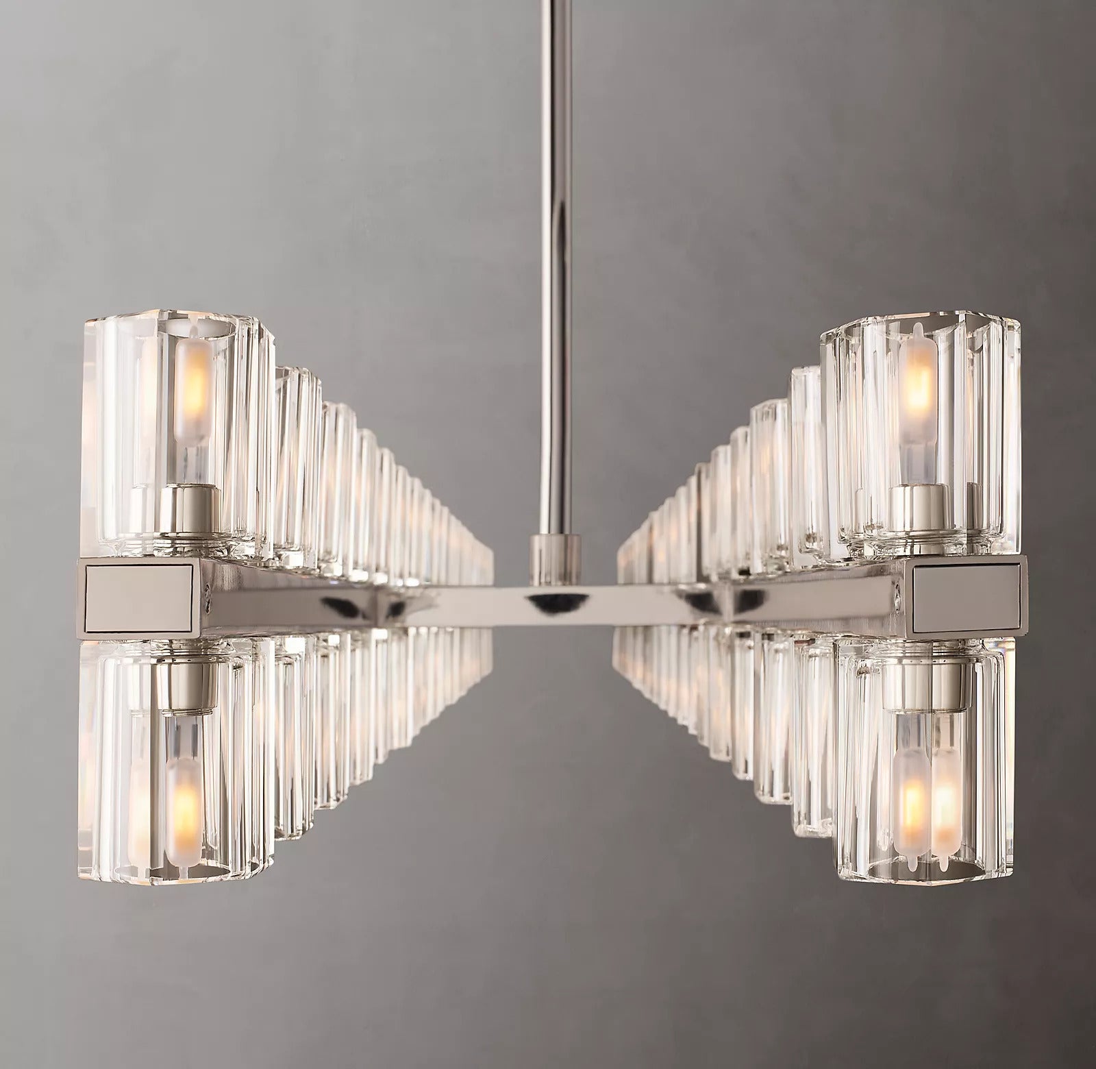 Arcahonk Crystal Rectangular Chandelier 54" 72"