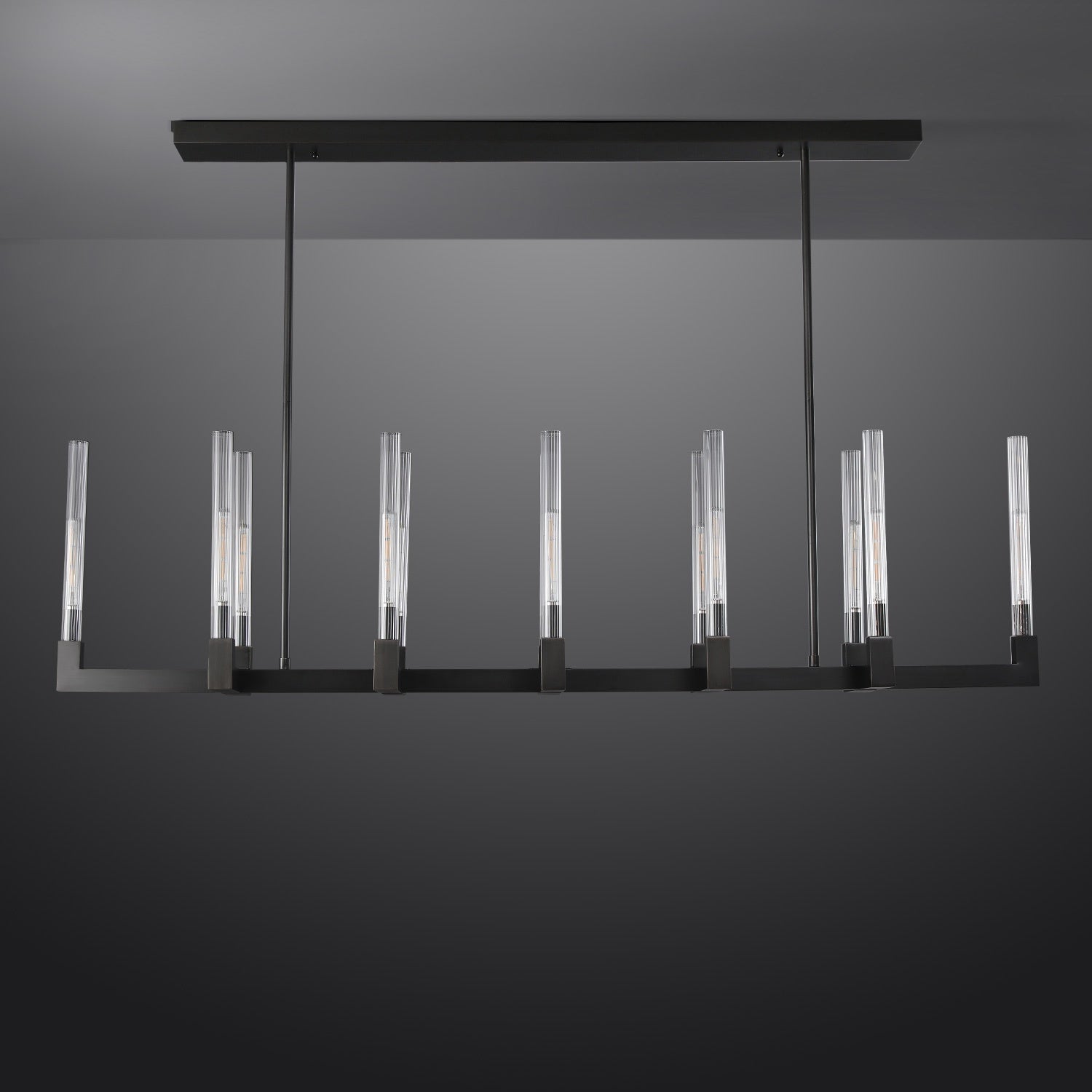Candlestack Linear Chandelier 55"