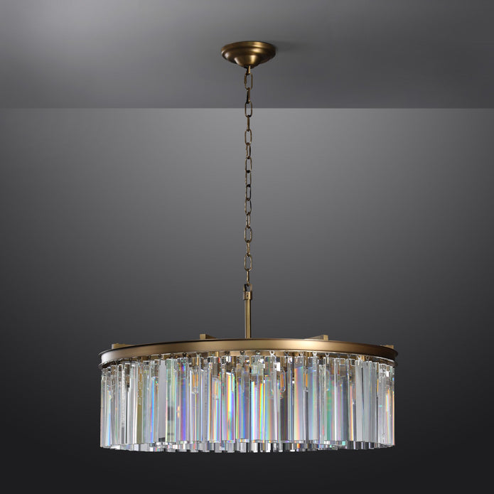Odeon Crystal Round Chandelier 32"