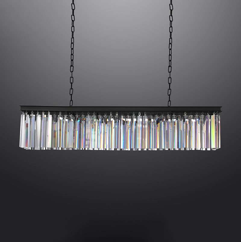 Rhysis Crystal Rectangular Chandelier
