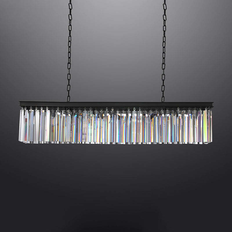 Rhysis Crystal Rectangular Chandelier