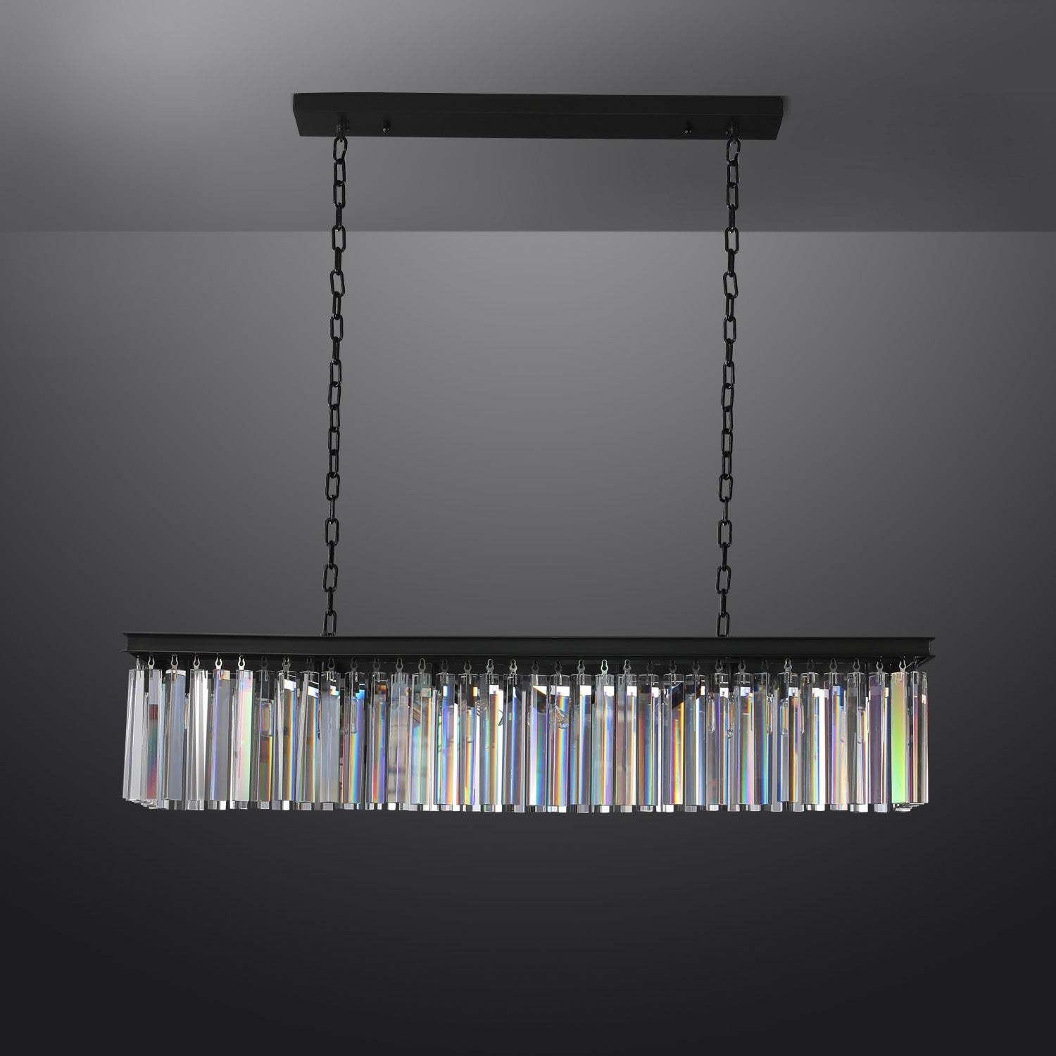 Rhysis Crystal Rectangular Chandelier