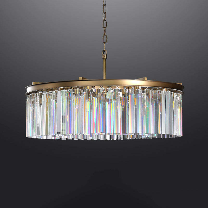 Rhysis Crystal Round Chandelier 43"
