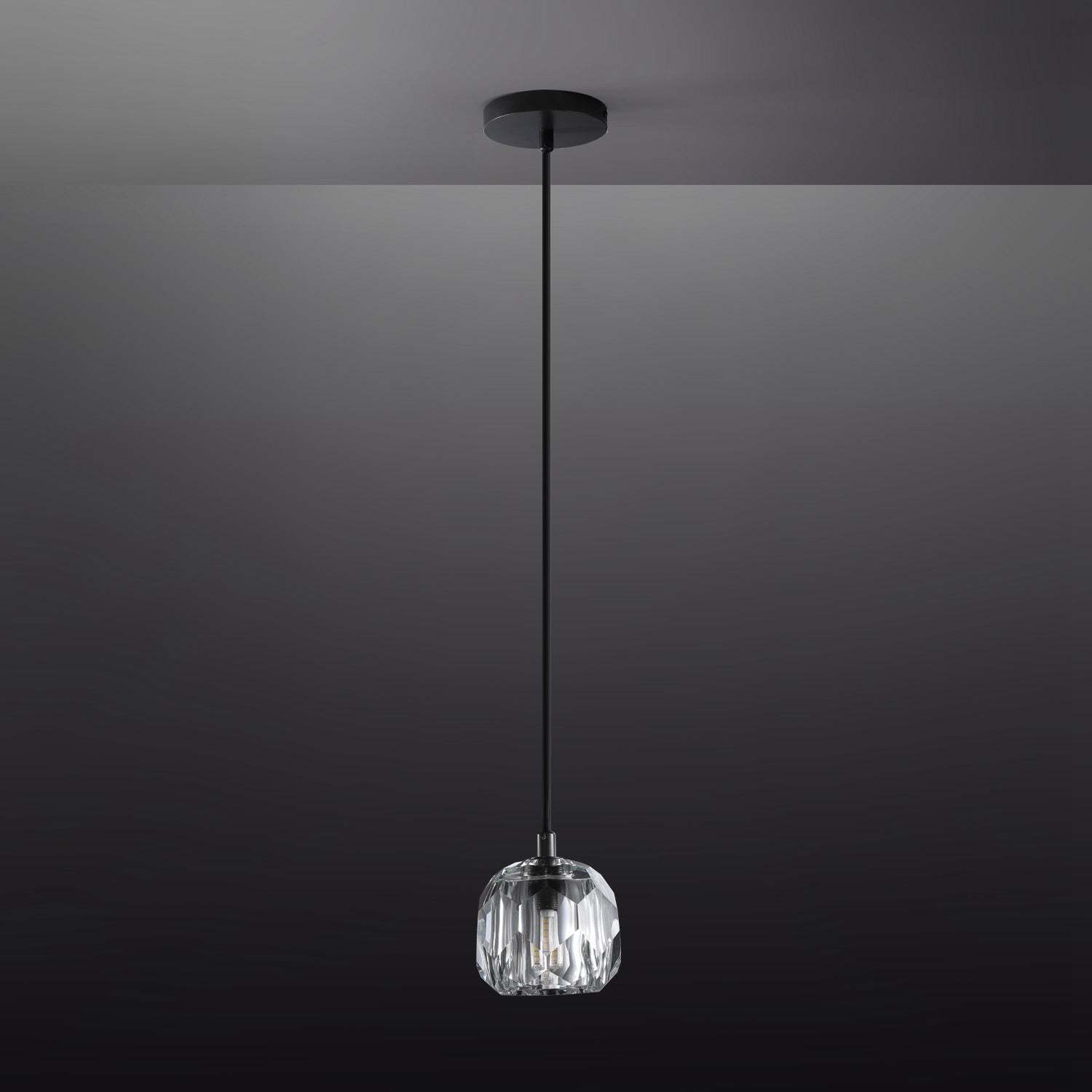 Bille Clear Crystal Double Ball  Pendant Lighting