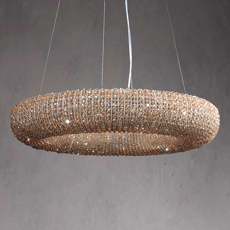 Holo Smoke Crystal Chandelier 31" 42"