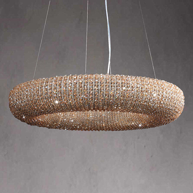 Holo Smoke Crystal Chandelier 31" 42"