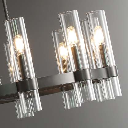 Ravalle Glass Round Chandelier 36"