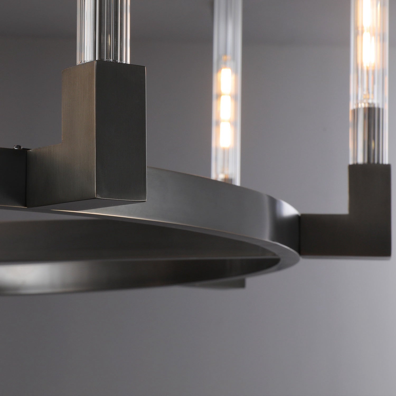 Candlestack Round Chandelier 48"