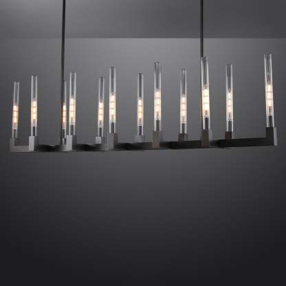 Candlestack Linear Chandelier 55"