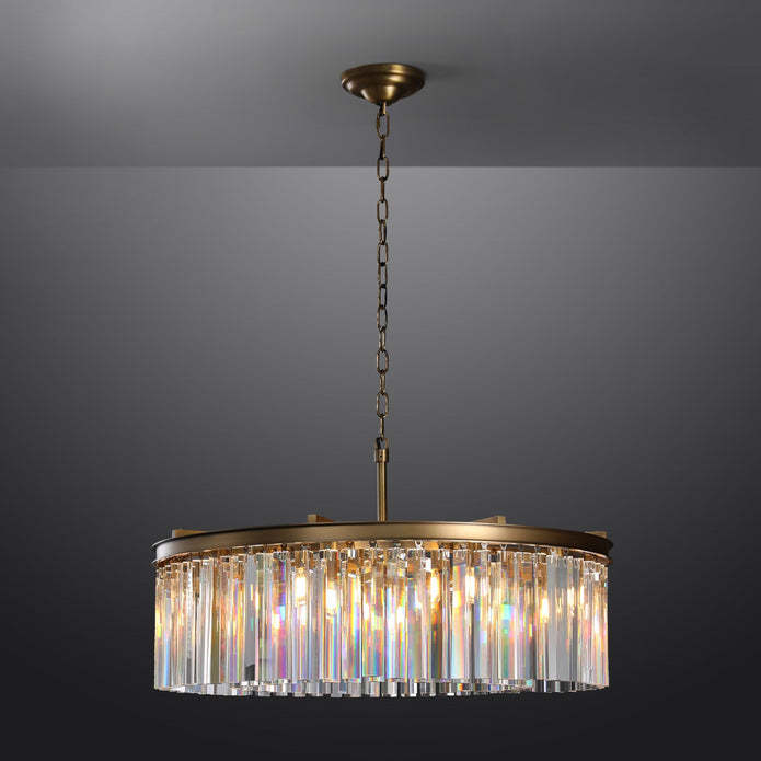 Odeon Crystal Round Chandelier 32"