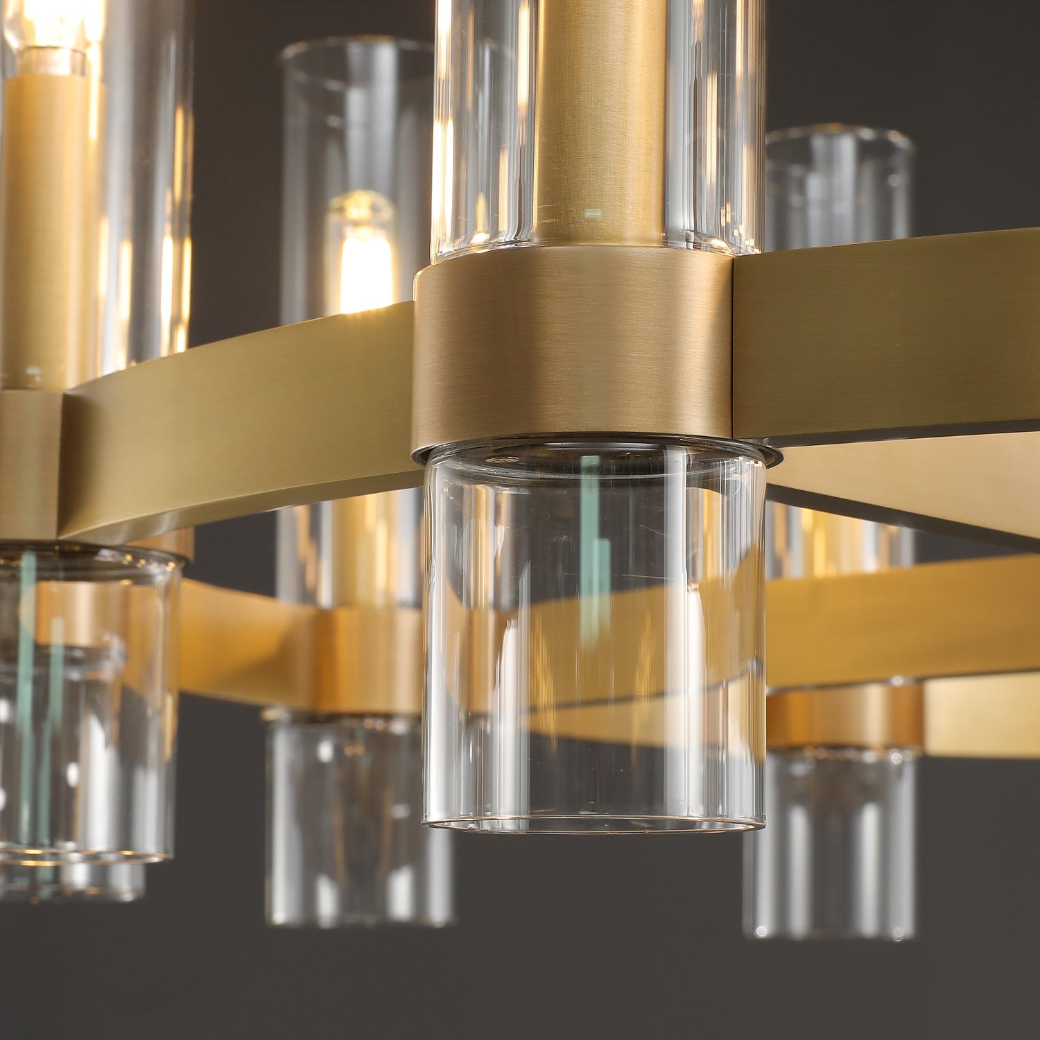 Ravalle Glass Round Chandelier 48"