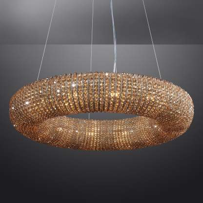 Holo Smoke Crystal Chandelier 31" 42"