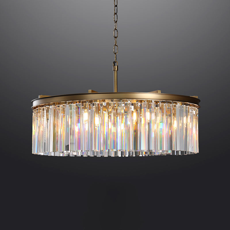 Rhysis Crystal Round Chandelier 43"