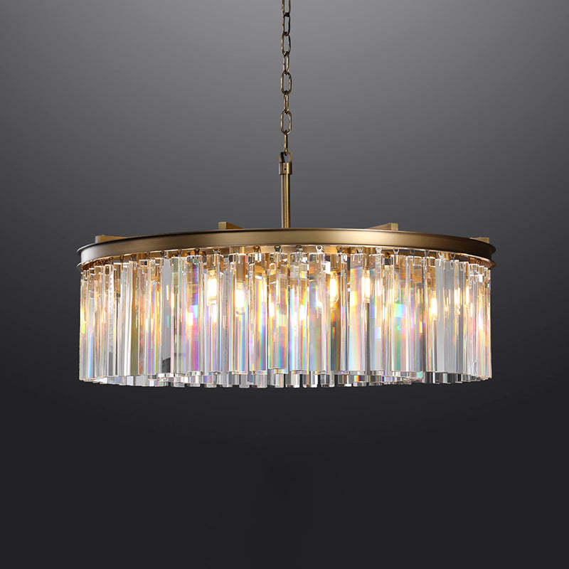 Rhysis Crystal Round Chandelier 43"