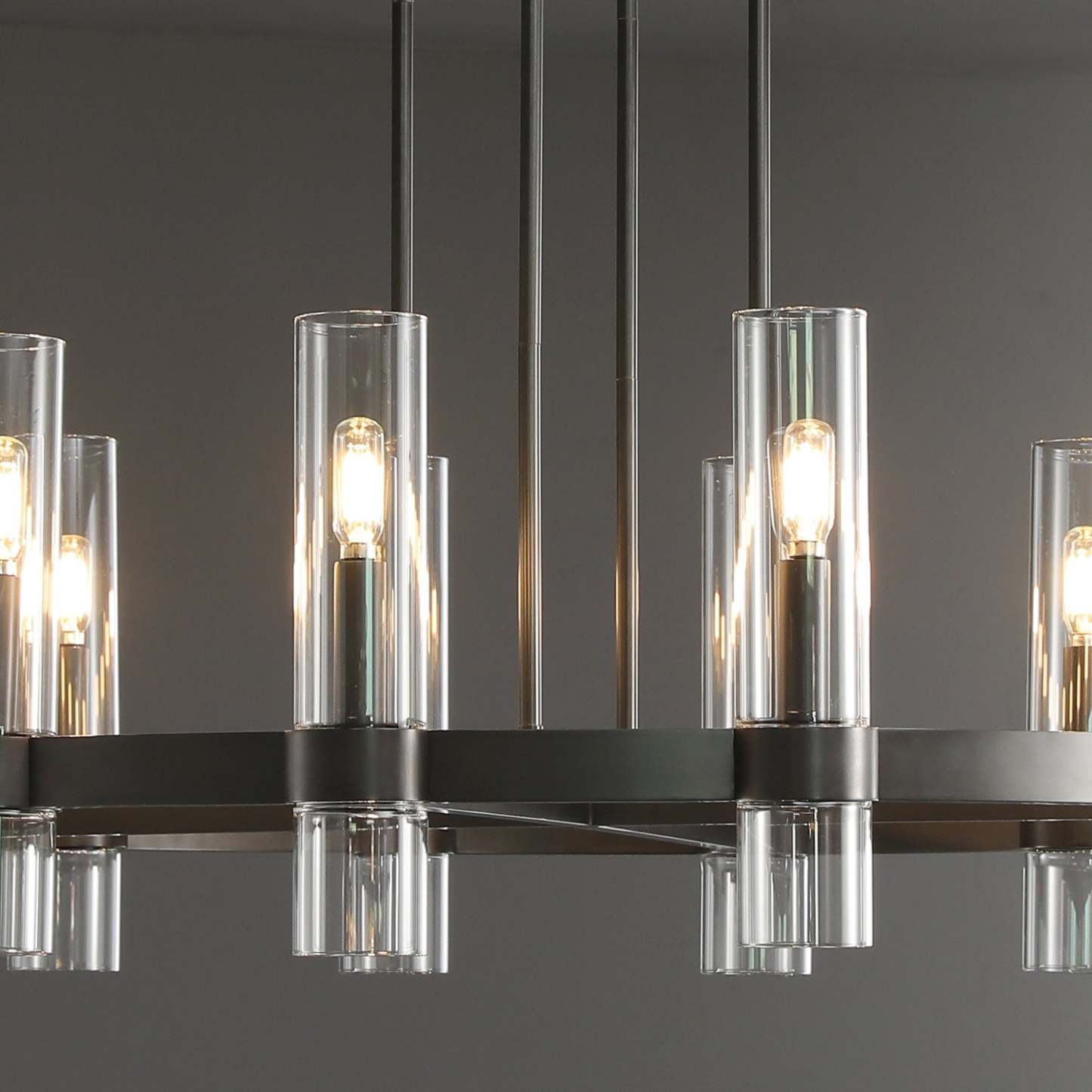 Ravalle Glass Round Chandelier 36"