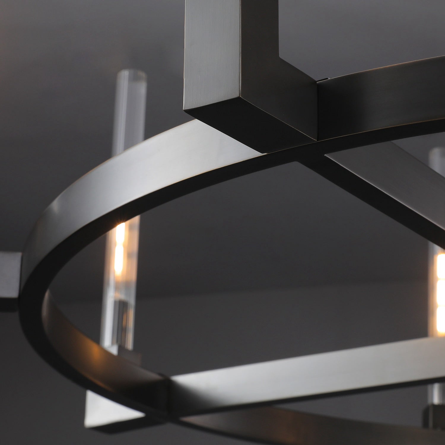 Candlestack Round Chandelier 36"