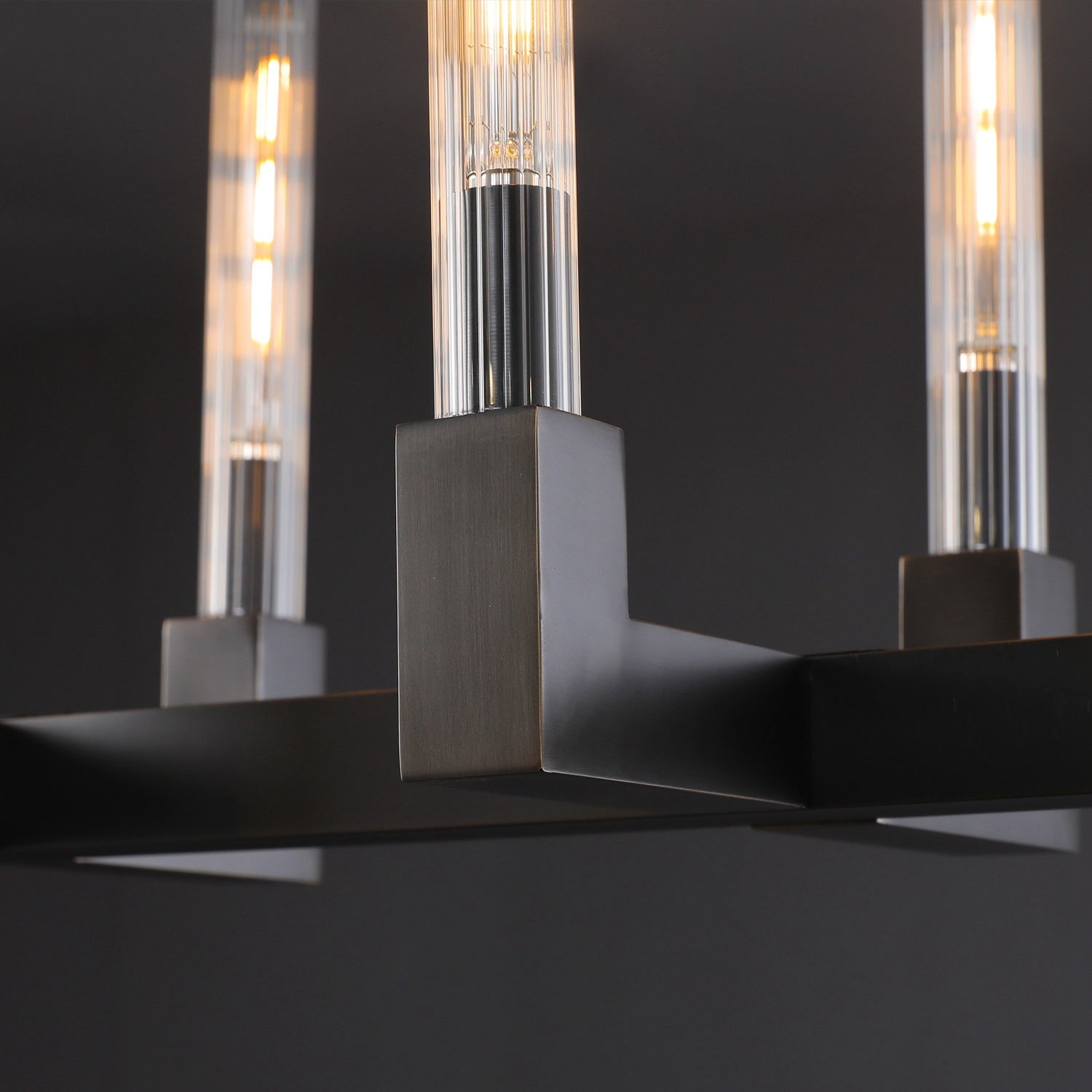Candlestack Linear Chandelier 55"
