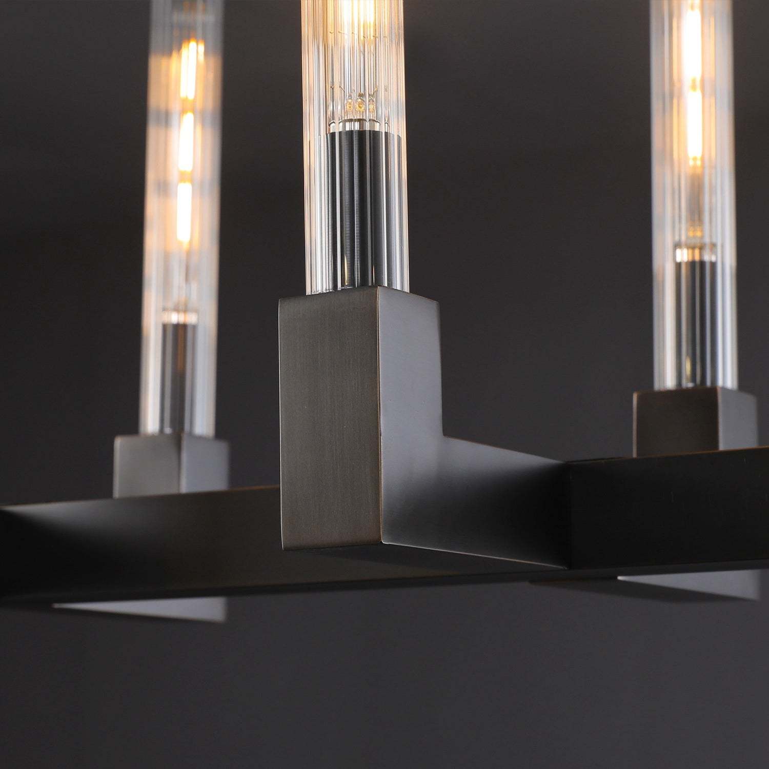 Candlestack Linear Chandelier 55"