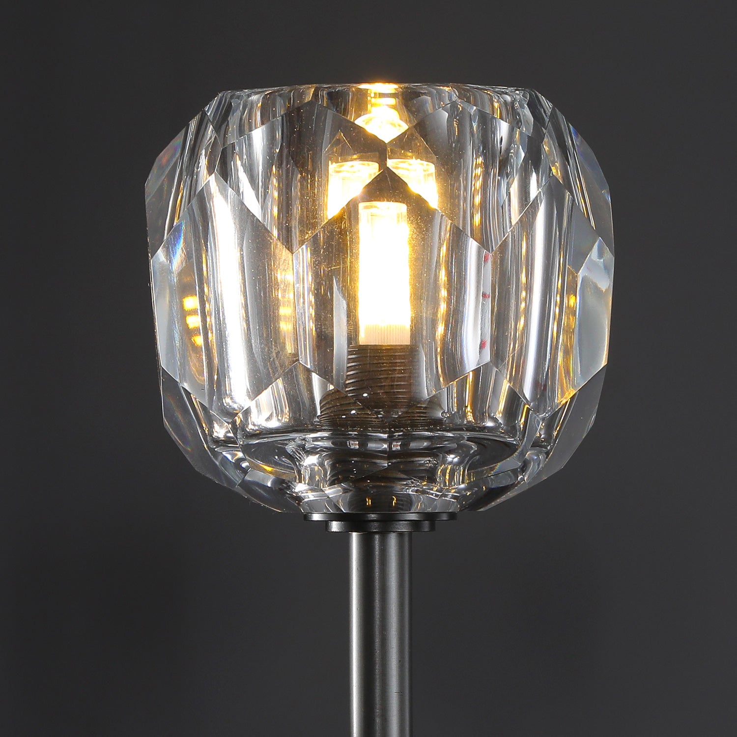 Bille Crystal Ball Linear Chandelier 60"