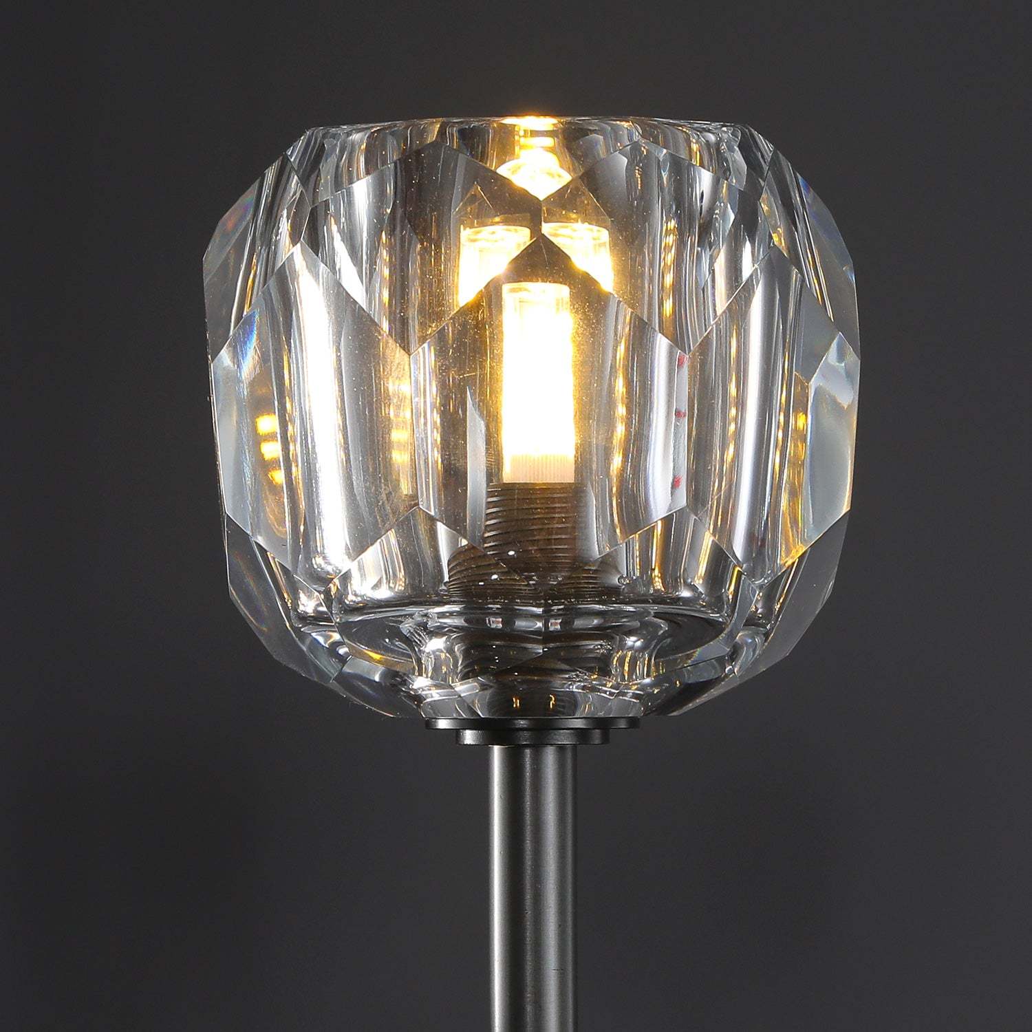 Bille Crystal Ball Linear Chandelier 60"