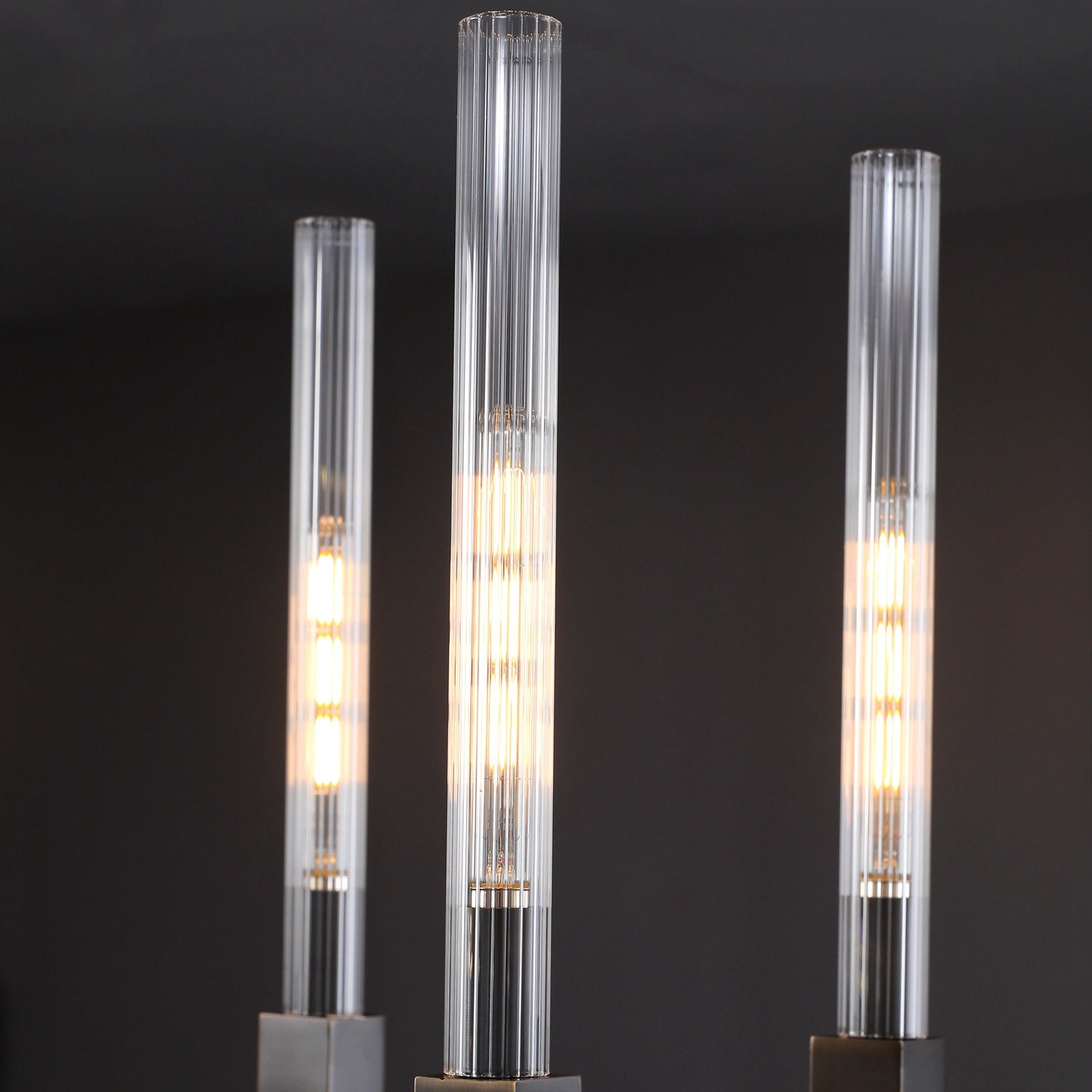 Candlestack Linear Chandelier 55"