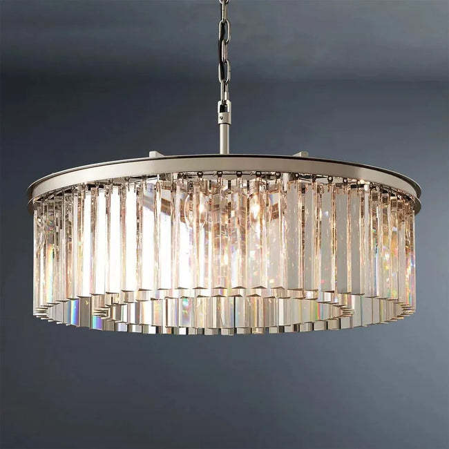 Odeon Crystal Round Chandelier 32"