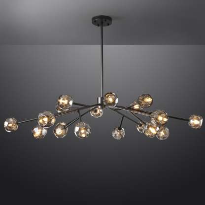 Bille Crystal Ball Round Chandelier 60"