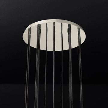 Bille Crystal Ball Cluster Chandelier 19"