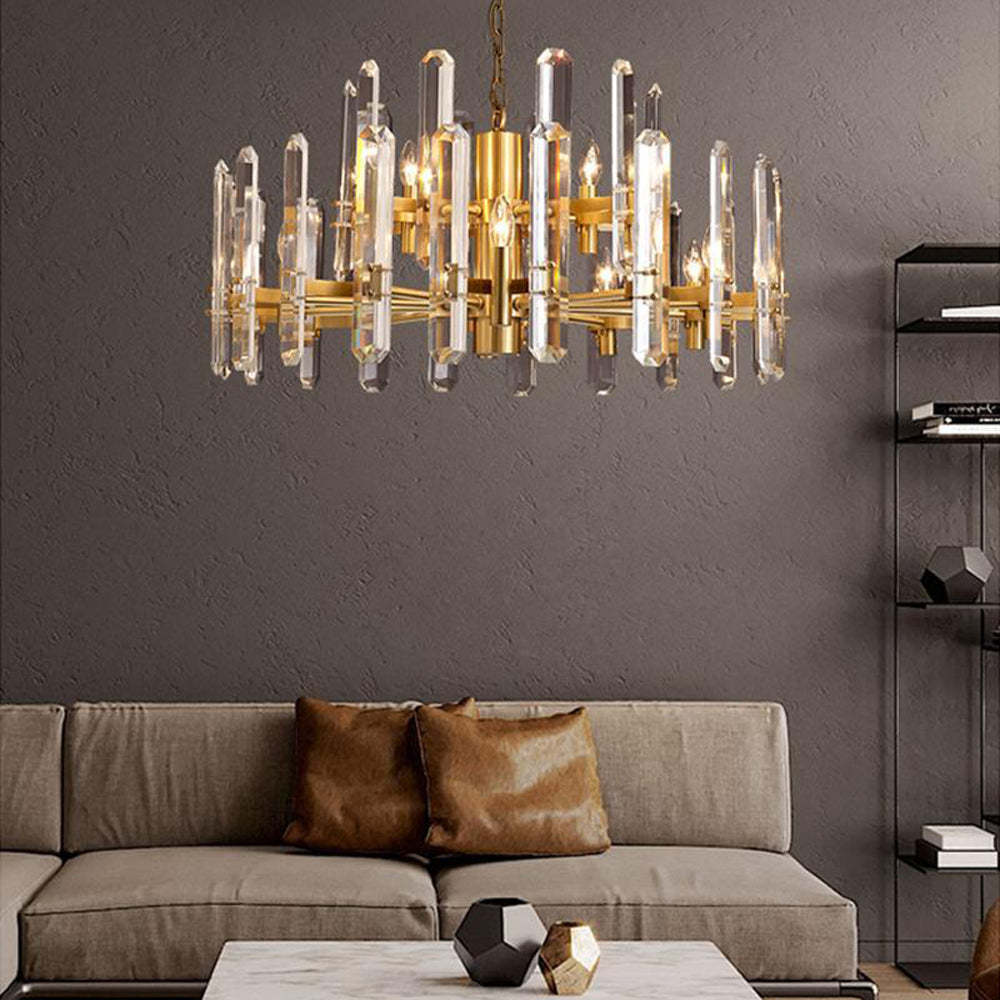 Bonningtong Crystal Round Chandelier 24"