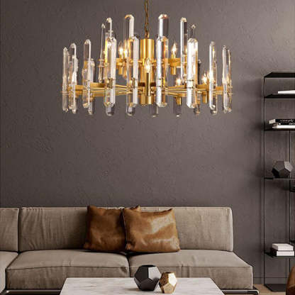 Bonningtong Crystal Round Chandelier 24"