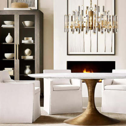 Bonningtong Crystal Round Chandelier 24"