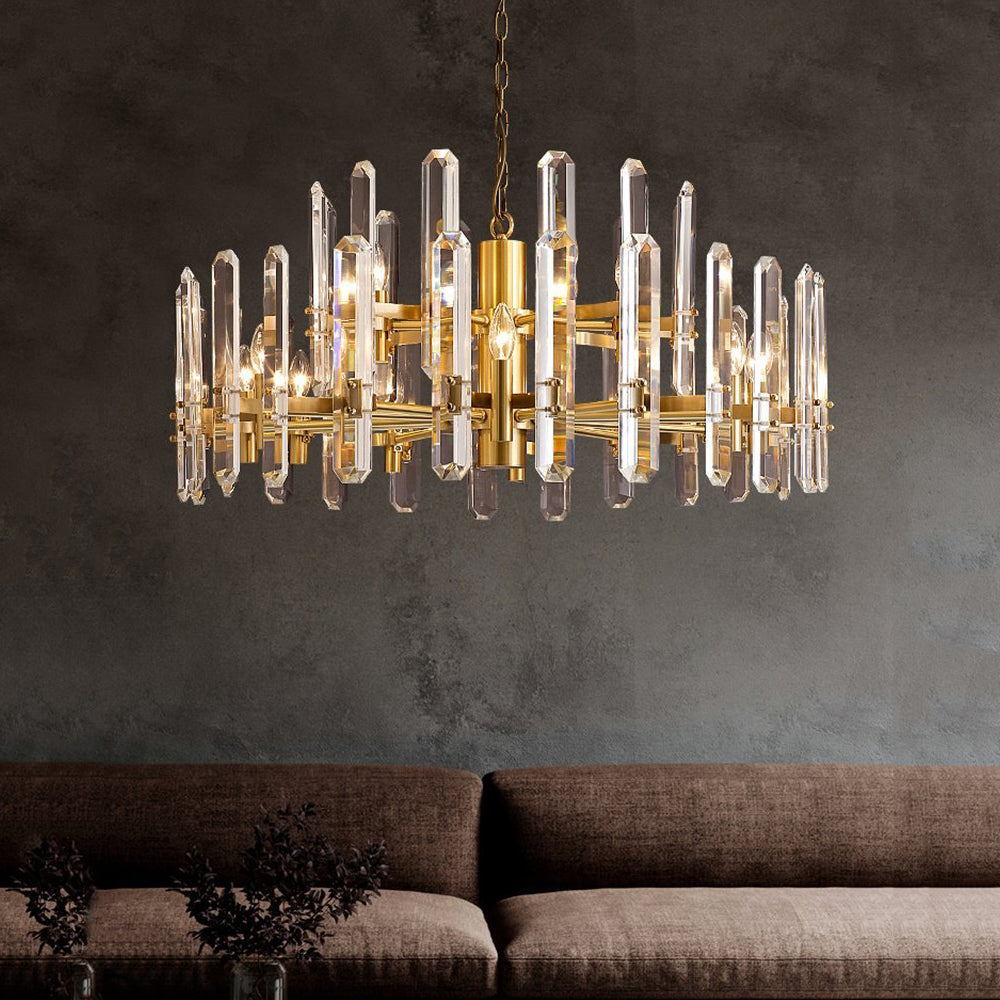 Bonningtong Crystal Round Chandelier 24"
