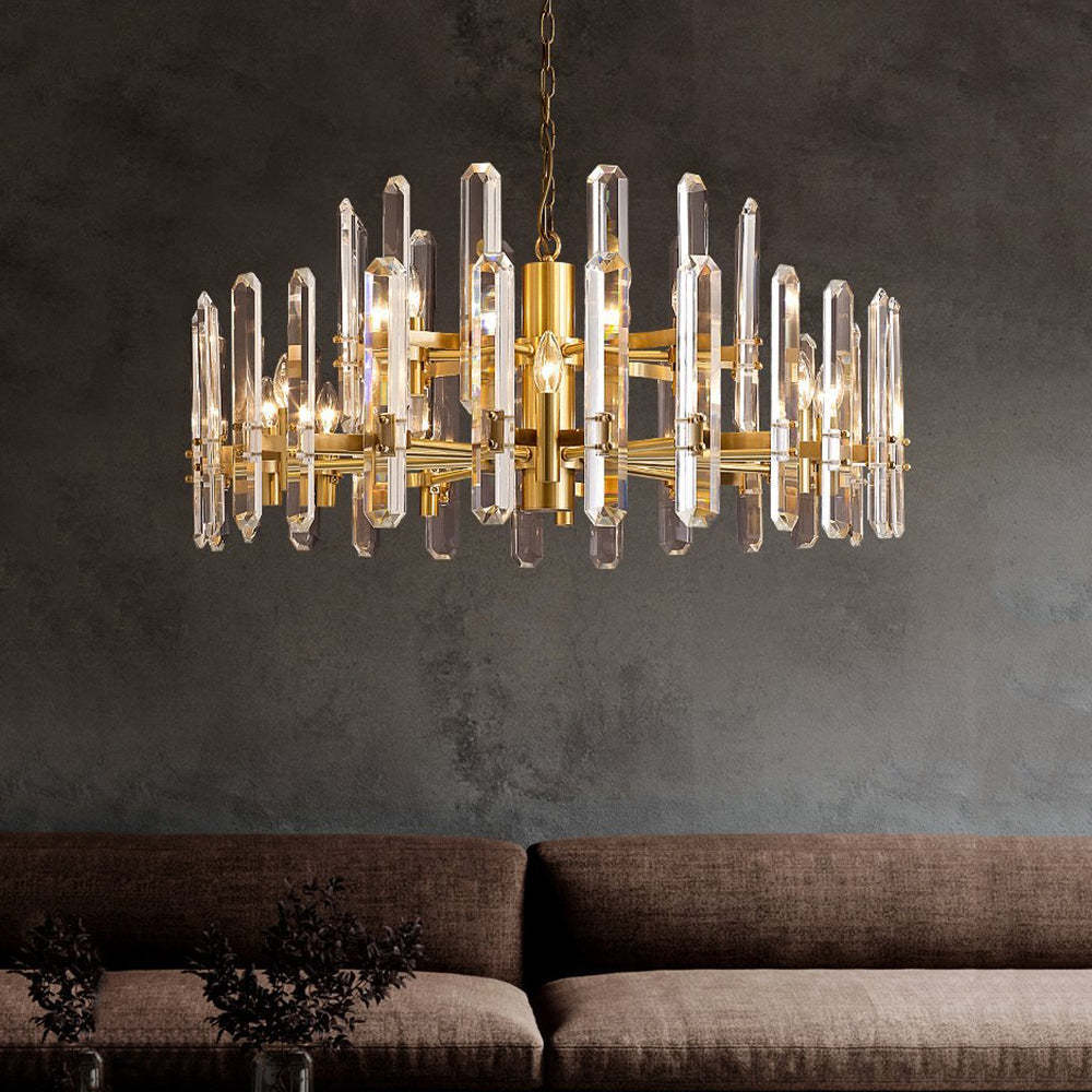 Bonningtong Crystal Round Chandelier 24"