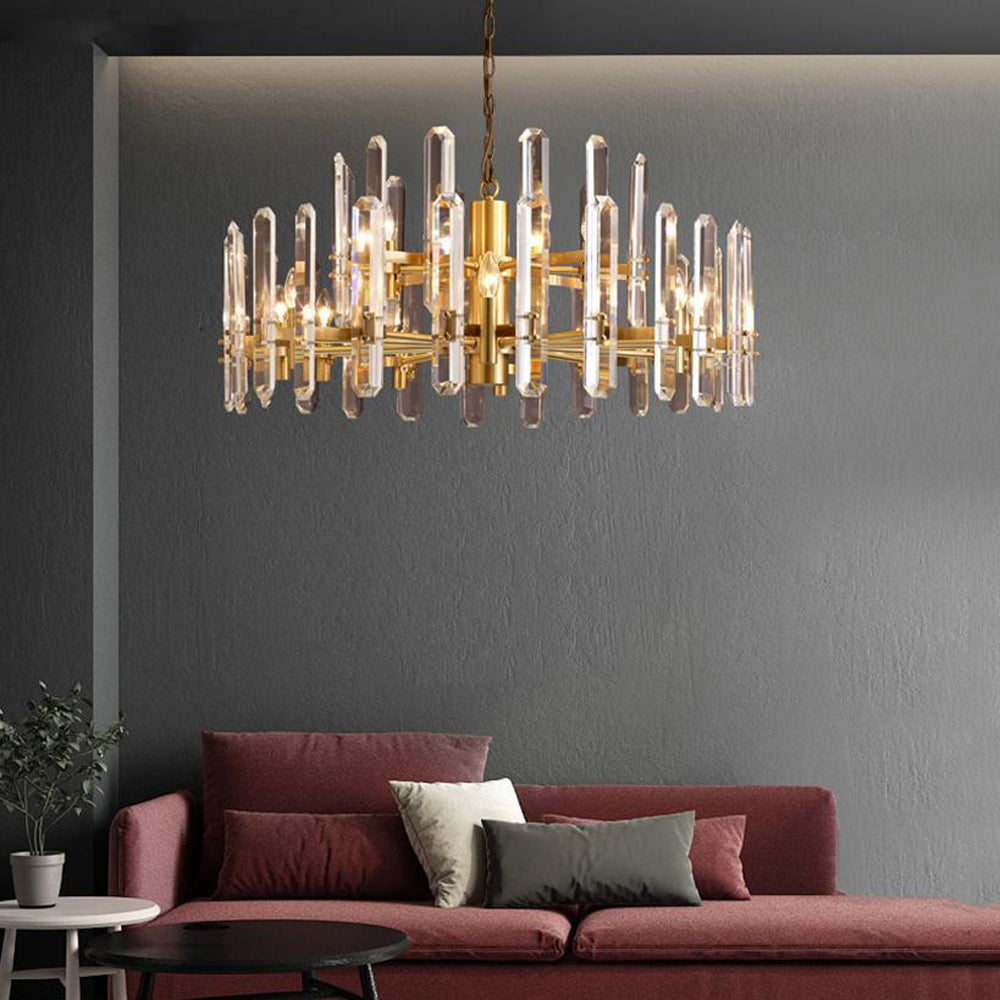 Bonningtong Crystal Round Chandelier 24"